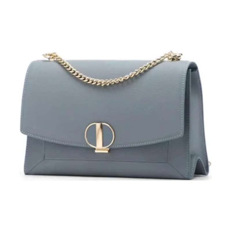 RED DRAGONFLY Cow Leather Shoulder Bag, Crossbody Bag, Handbag Small Size Women's Ecru/Blue/Black/Gray-4