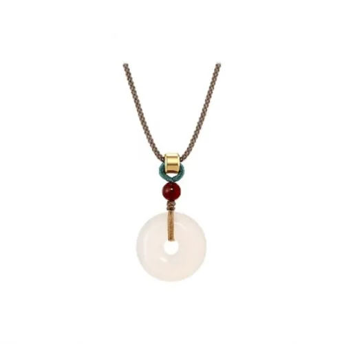 Noritake Chalcedony Jade Necklaces Women's