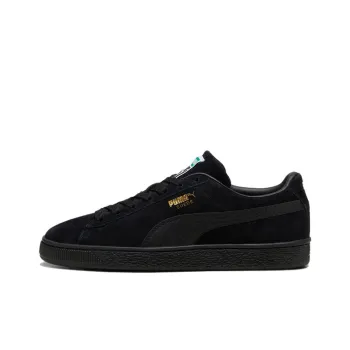 PUMA Suede Classic Slip Resistant, Abrasion Resistant, Lightweight Low Top Skateboard Shoes Men's Black