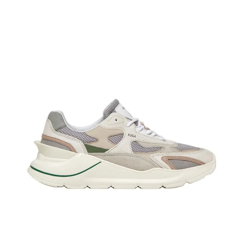 D.A.T.E Low-Top Casual Shoes Men's Greige-1