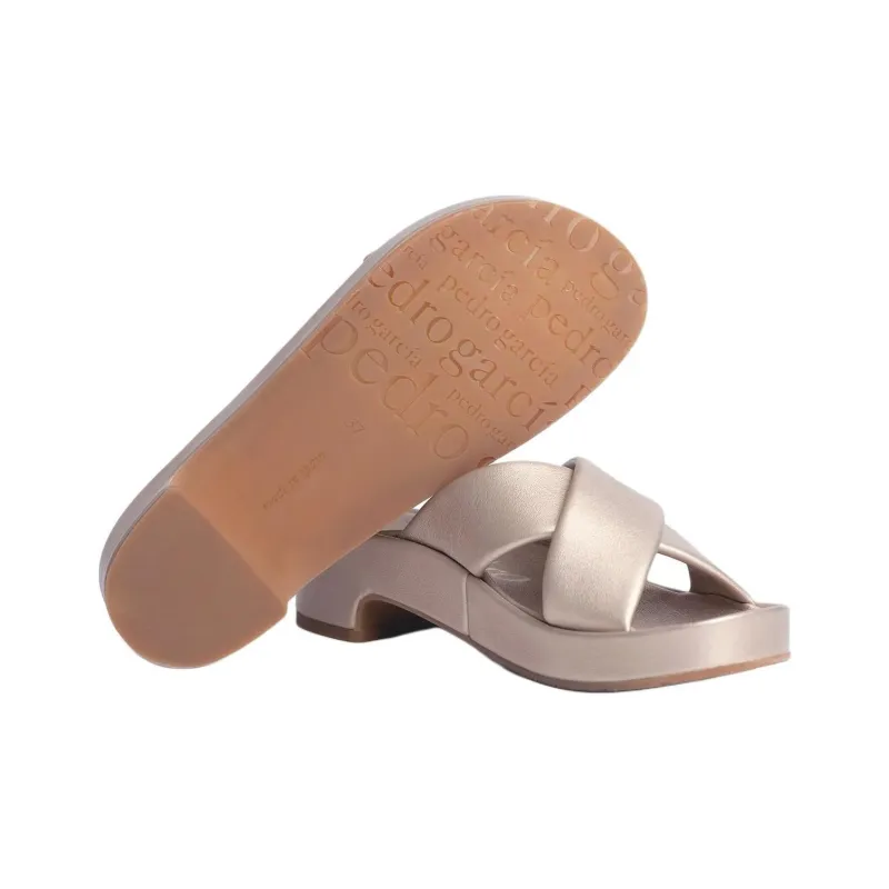 Pedro García Slide Slippers 4cm Women's Pink-5