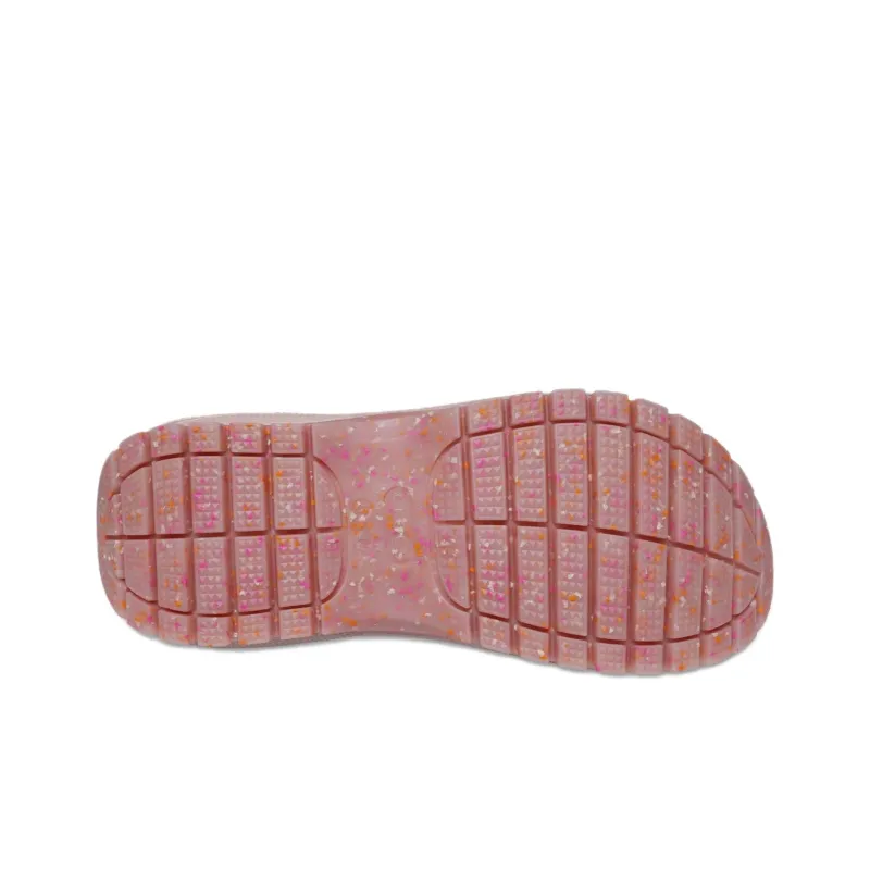 Crocs Classic Mega Crush Strap Sandals Women's Pink-5