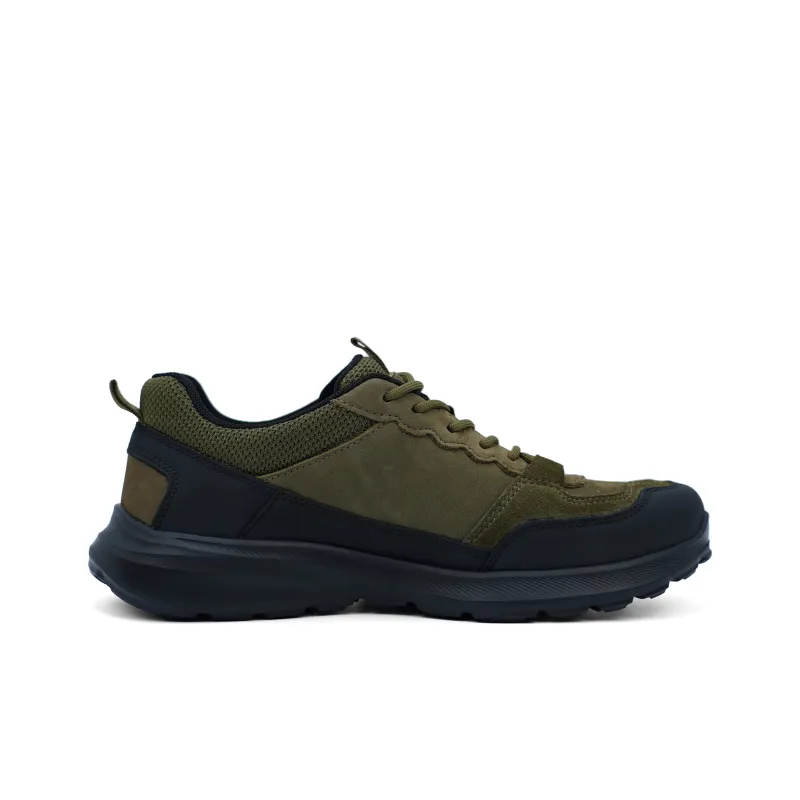 ENRICO COVERI Ankafree Breathable Lightweight Low Top Casual Shoes Unisex Army Green-2