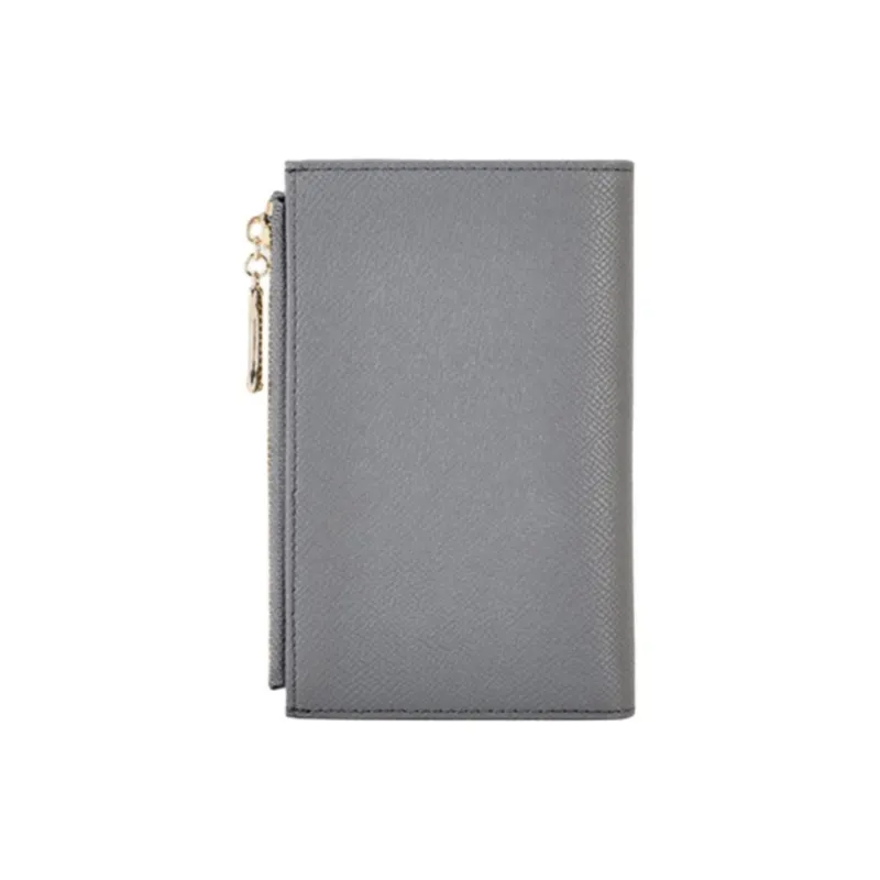 Hush Puppies Cow Leather Wallet, Card Holder Regular Women's Pink/Black/Green/Dark Gray-6