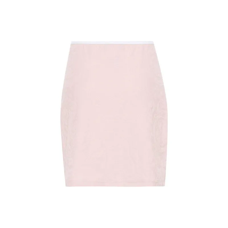 VERSACE Patterned jacquard Mini Skirt-1