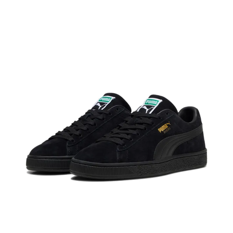 PUMA Suede Classic Slip Resistant, Abrasion Resistant, Lightweight Low Top Skateboard Shoes Men's Black-2