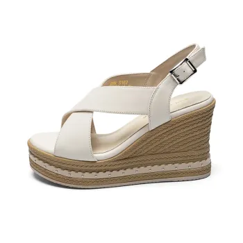 ZHR Strap Sandals 9.5cm Women's Beige Nude