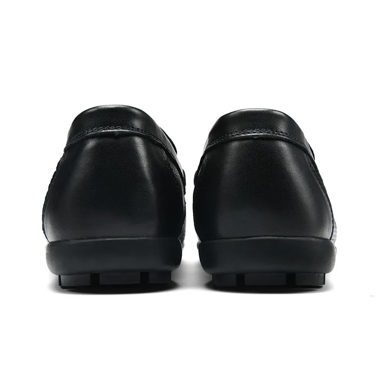 SEPTWOLVES Gommino Loafers Men Black/White-3