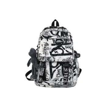 KAMLUI Nylon Backpack Backpack Student Backpack Regular Unisex Multicolor