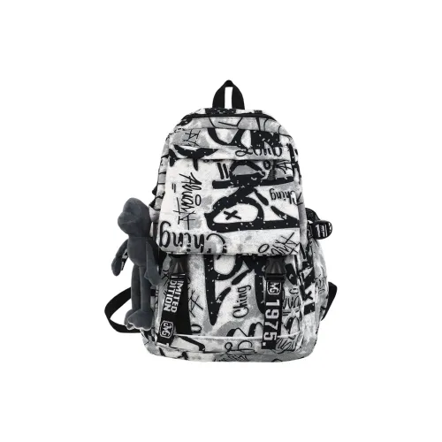 KAMLUI Nylon Backpack Backpack Student Backpack Regular Unisex Multicolor