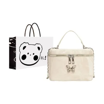 NX DOUGHNUT PU Shoulder Bag Crossbody Bag Handbag Women's White