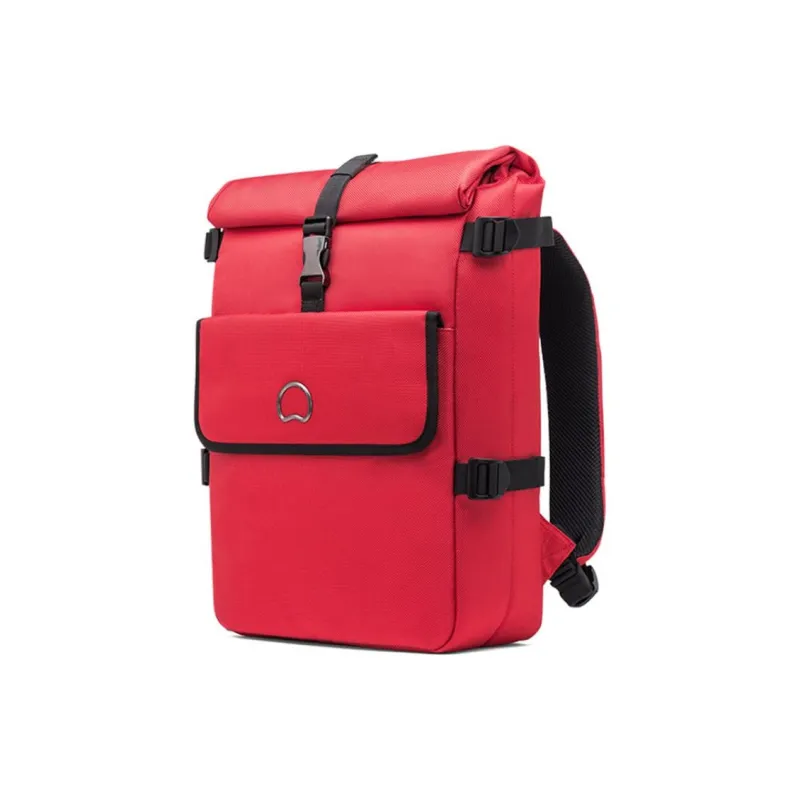 DELSEY Polyester Backpack Unisex Red-1