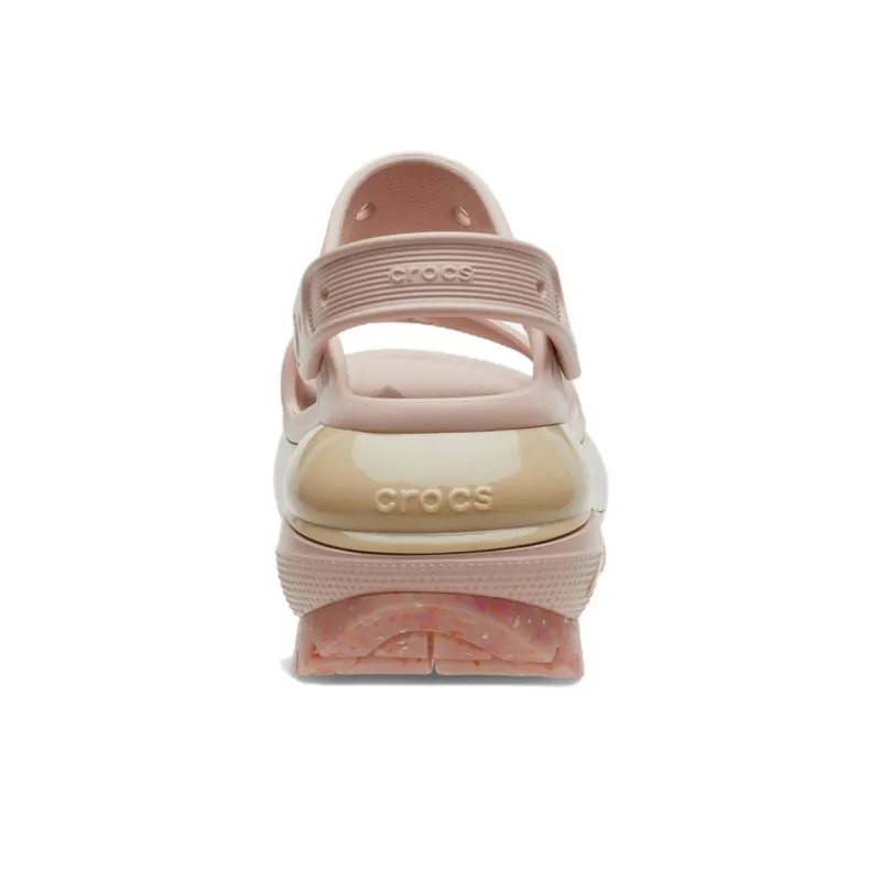 Crocs Classic Mega Crush Strap Sandals Women's Pink-4