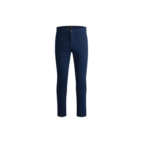 HUGO BOSS Casual Pants Men Natural Blue