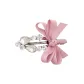 Pink Bowknot Zircon Duckbill Clip