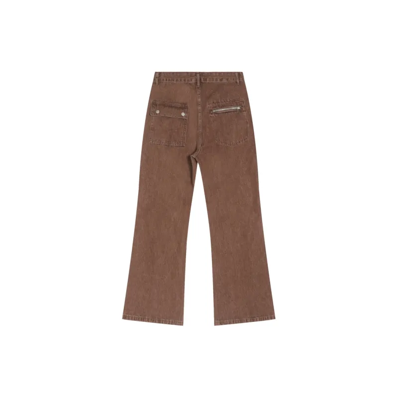 Voguo Relay Bootcut Jeans Unisex Black-8