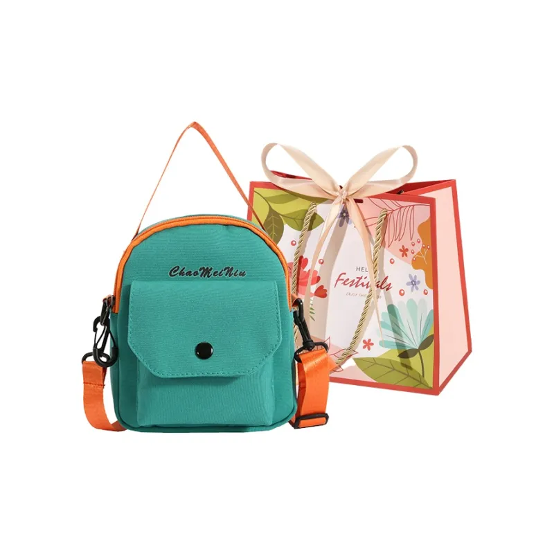 Cwatcun Nylon Shoulder Bag Women's White/Black/Brown/Green-17