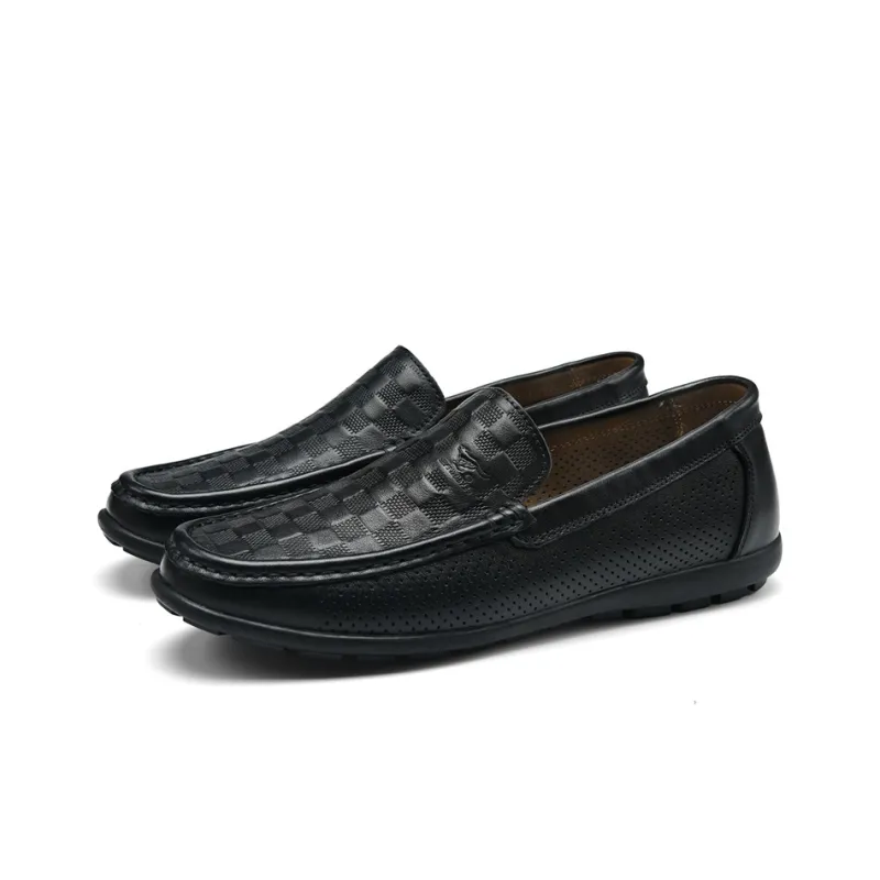 SEPTWOLVES Gommino Loafers Men Black/White-2