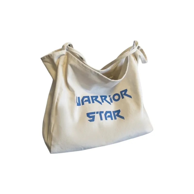 Warrior Canvas Bag Handbag Shoulder Bag Women's White-1