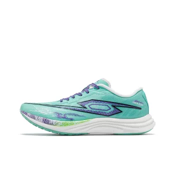 TANSHEZHE Cheetah 1.0 Running Shoes Unisex Low Top Purple Cyan