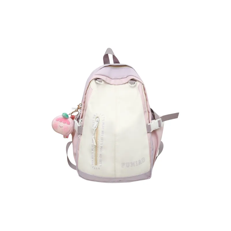 KAMLUI Nylon Backpack Backpack Student Backpack Unisex Multicolor-7