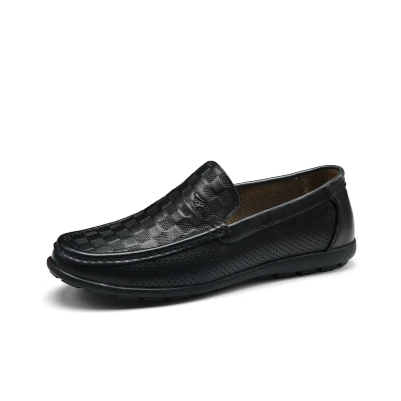 SEPTWOLVES Gommino Loafers Men Black/White-1