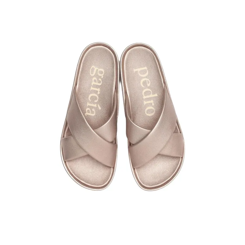 Pedro García Slide Slippers 4cm Women's Pink-3