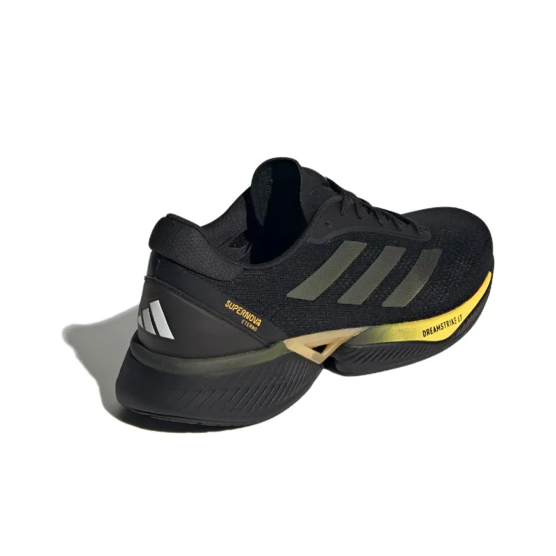 Adidas Supernova Eterno Anti Slip Wear Resistant Low Top Running Shoes Men's Black Gold-4