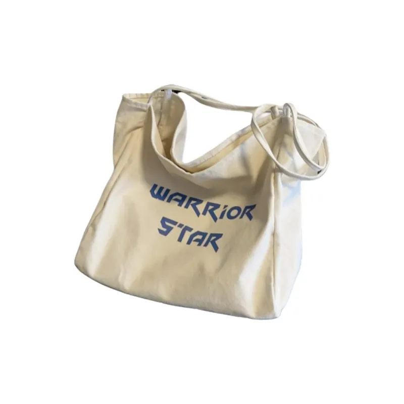 Warrior Canvas Bag Handbag Shoulder Bag Women's White-5