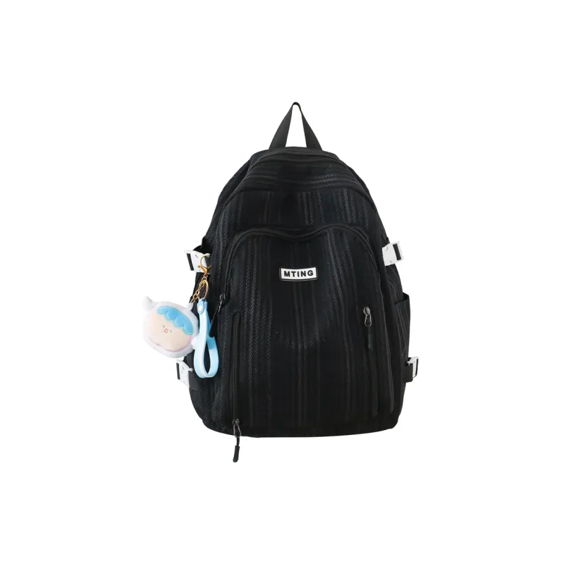 GEERDUN Nylon Backpack Women's Yellow/Black/White/Pink/Green-0