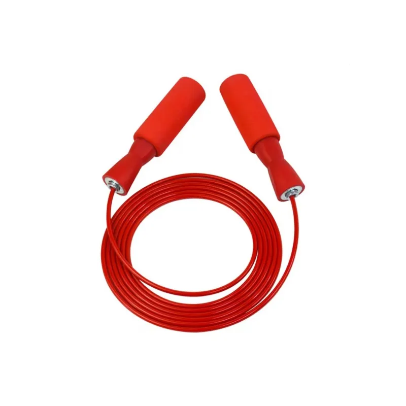 PUIU Fitness Training Jump Ropes Adults PVC Steel Wire Cord Foam Controller-2