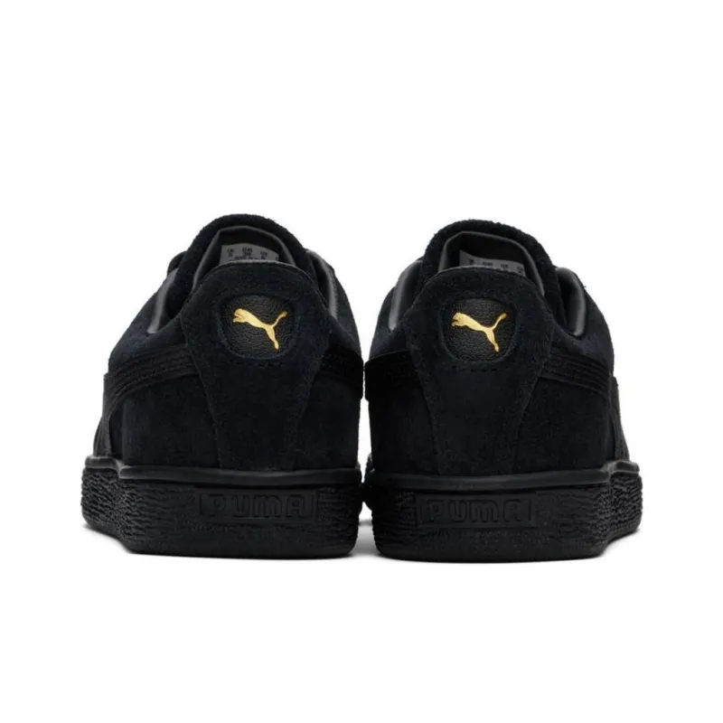 PUMA Suede Classic Slip Resistant, Abrasion Resistant, Lightweight Low Top Skateboard Shoes Men's Black-3