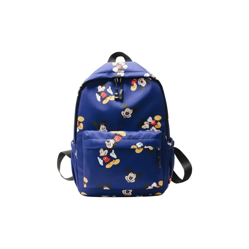 Disney Nylon Backpack Unisex White Beige Pink Blue-10