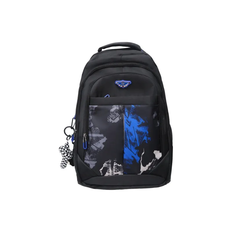 GEERDUN Nylon Backpack Men's Black/Red/Yellow/Blue-4