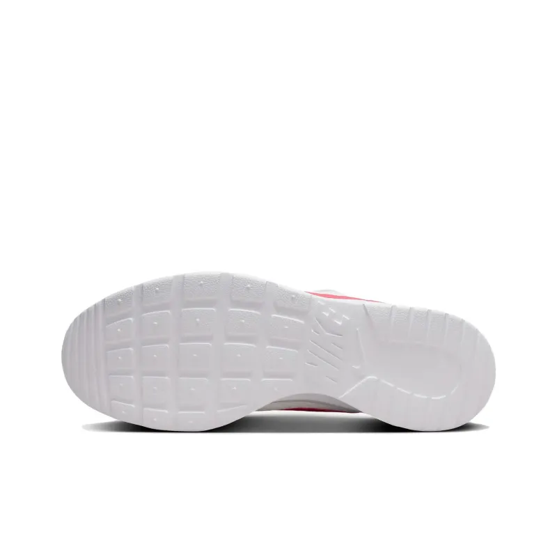 Nike Tanjun Breathable And Resilient Low Top Running Shoes Women's White Red-5