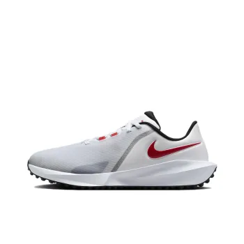 Nike Infinity G Abrasion Resistant Breathable Low Top Golf Shoes Unisex White Red