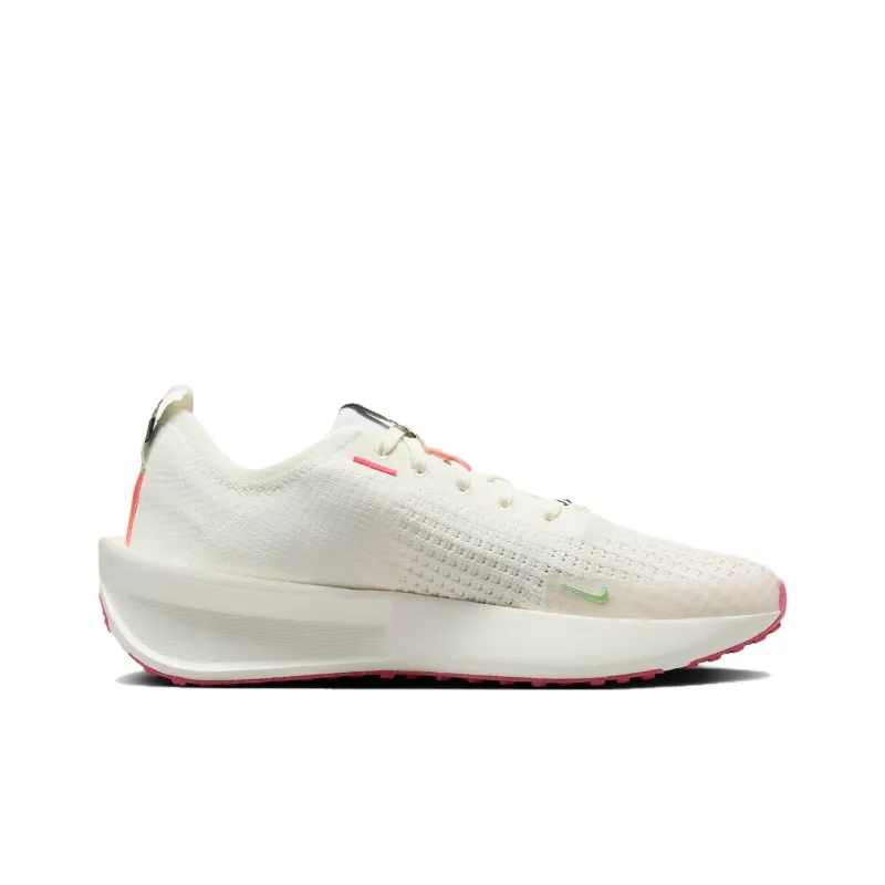 Nike Interact Run Breathable And Wear resistant Low Top Casual Running Shoes Women's White Green-1