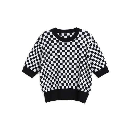 PUKKA Knitwear Women's Black/White Checkered