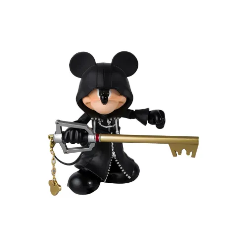 BANDAI S.H.Figuarts Kingdom Hearts II  Mickey Mouse King Action Figures 7.5cm