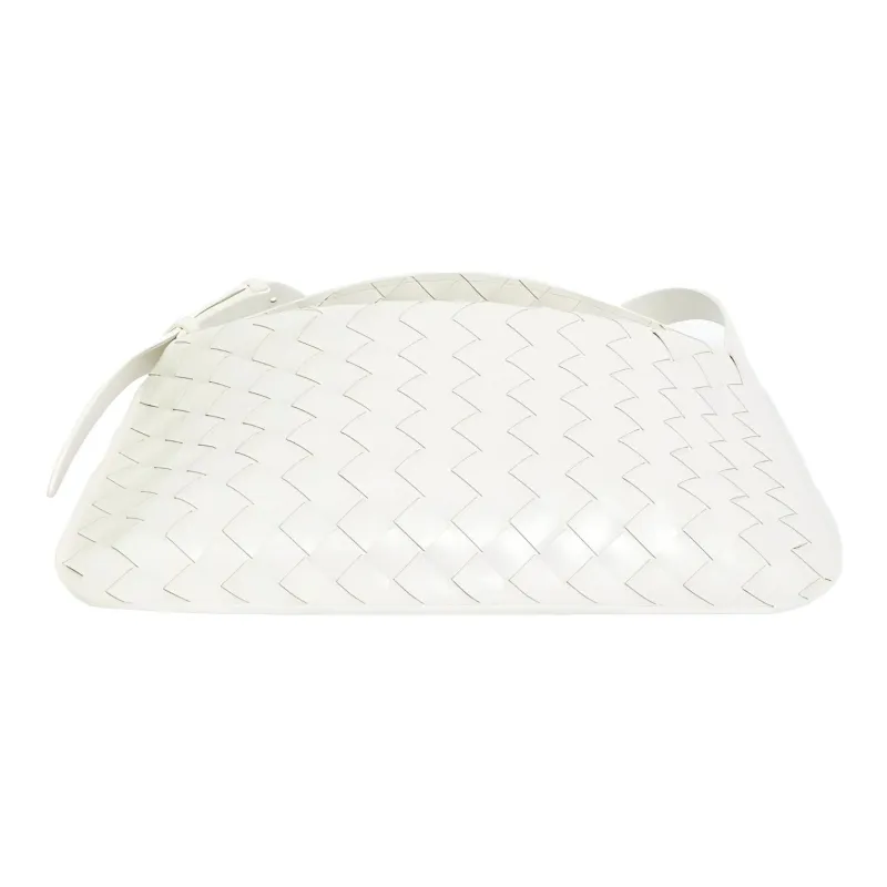 Bottega Veneta Cow Leather Handbag, Shoulder Bag Women's White-2