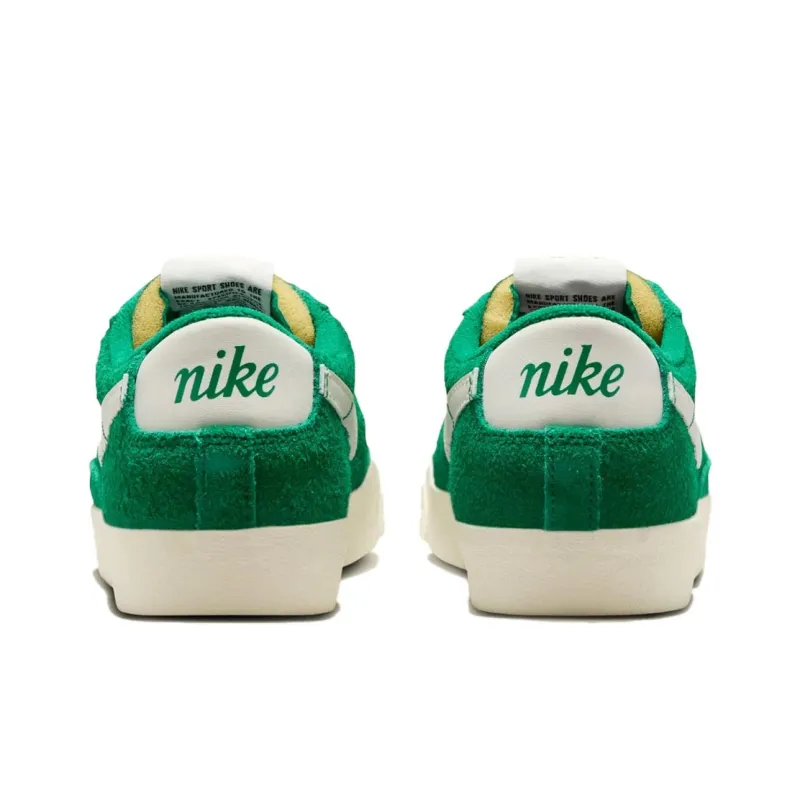 Nike Blazer Anti Slip Wear Resistant Low Top Skateboard Shoes Unisex Green-3