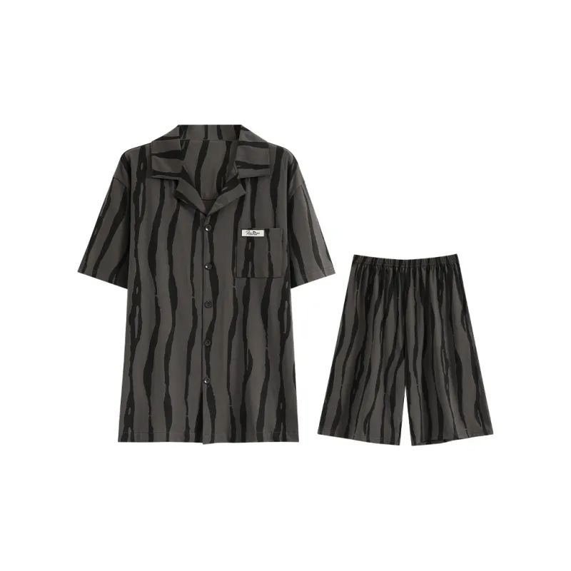 William Pajama Set Men's Coffee-0