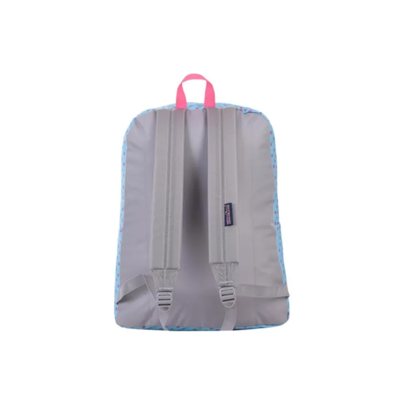 JanSport Polyester Backpack Medium Size Unisex Blue Purple-2