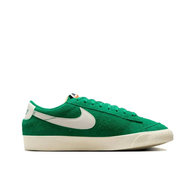 Nike Blazer Anti Slip Wear Resistant Low Top Skateboard Shoes Unisex Green-1