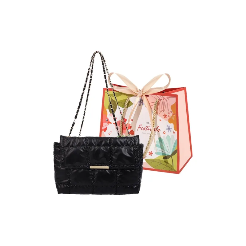 Cwatcun Oxford Shoulder Bag Women's Black/Silver/Gold-0
