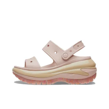 Crocs Classic Mega Crush Strap Sandals Women's Pink