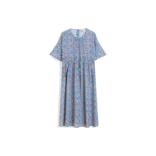 PUKKA Short-Sleeved Dresses Women's Blue Bellflower