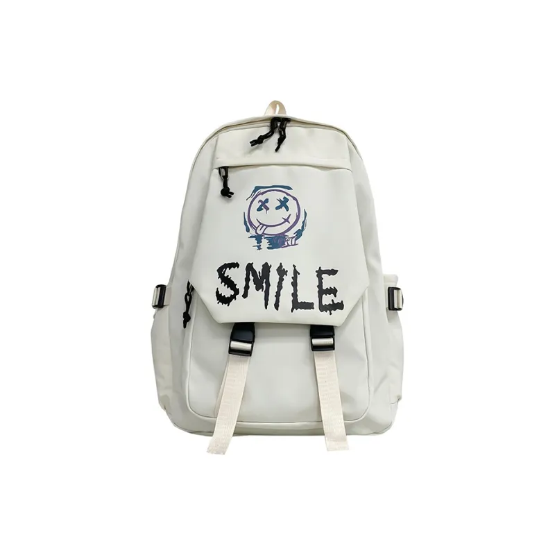 GEERDUN Composite Cloth Backpack Unisex White Style 1/White Style 2/Black Style 1/Black Style 2-9