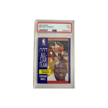 PANINI 1991 Topps All Star Rookie Card Michael Jordan PSA 7 Graded Cards 1 Pc
