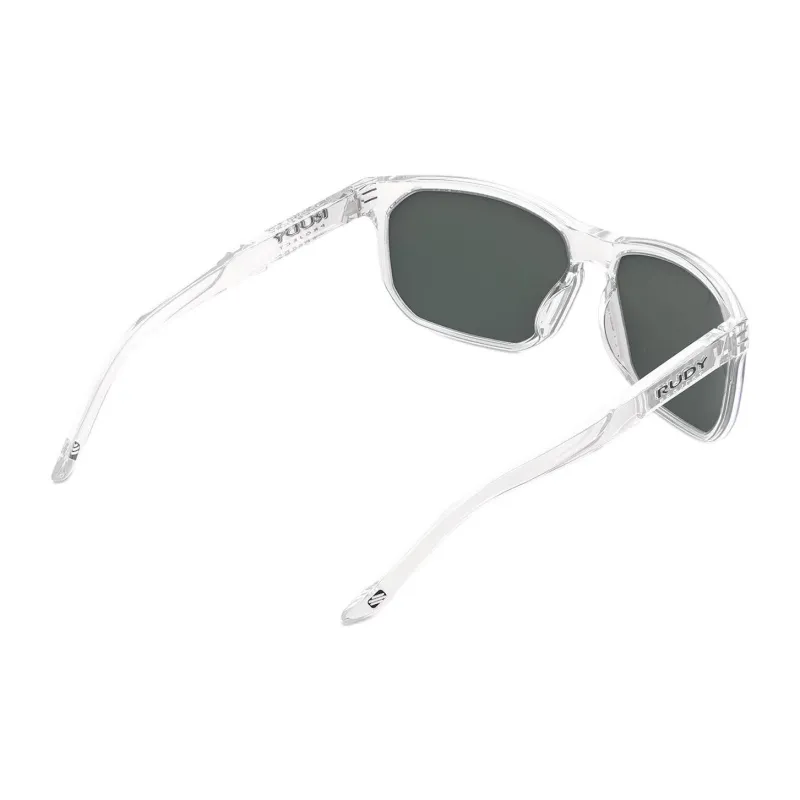 RUDY PROJECT Synthetic Fiber Rectangular Sunglasses Unisex White-4